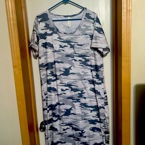 Vanilla Bay Camo dress large